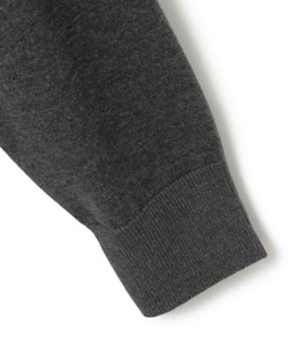 【ストレッチ性　／　イージーケア】【ＦＬＥＸ　ＹＡＲＮ】ケーブルニットブルゾン型カーディガン（ＫＲＯＶＣＷ０２０８）