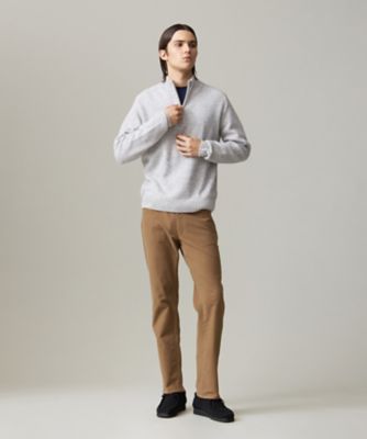 Cash Lamb's Wool】ハーフジップニット