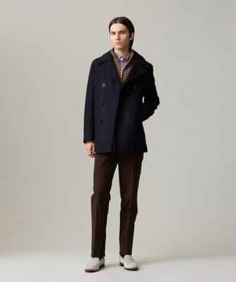 Cash Lamb's Wool】ハーフジップニット