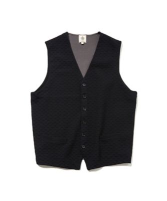 重ねて映える洗練レイヤード【ストレッチ　／　イージーケア】【ＦＬＥＸ　ＹＡＲＮ】ハイゲージ　ニットベスト（ＫＲＯＶＧＷ０２０９）