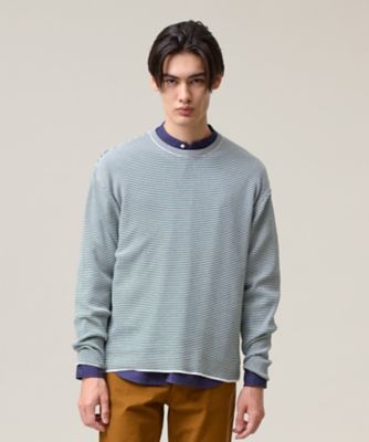 ボーダー ニット ボーダーニット ロングスリーブTシャツ（KROVGW0221