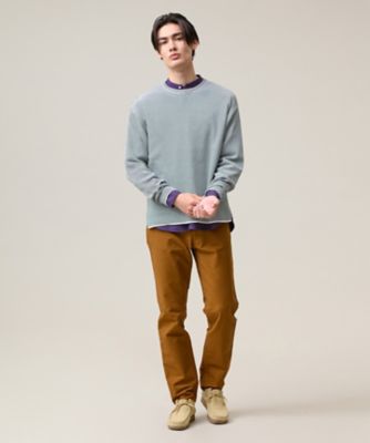 Tシャツ感覚で着られる新感覚ニット】ボーダーニット ロングスリーブ