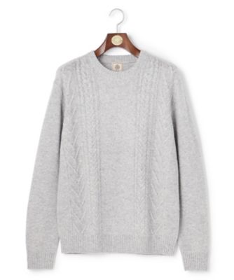 ウール×カシミヤの上質素材【Cash Lamb's Wool】ケーブル