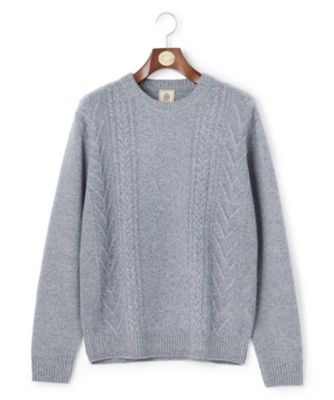 ウール×カシミヤの上質素材【Cash Lamb's Wool】ケーブル