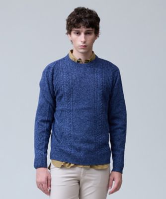 ウール×カシミヤの上質素材【Cash Lamb's Wool】ケーブル