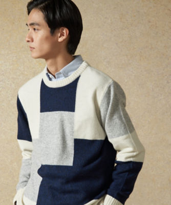 ＜J.PRESS (Men)＞【１２０ｔｈ　Ａｎｎｉｖｅｒｓａｒｙ】Ａｒｃｈｉｖｅ　Ｋｎｉｔ　／　ｃｒａｚｙ　ｐａｔｔｅｒｎ（ＫＲＯＶＮＺ０４３１）