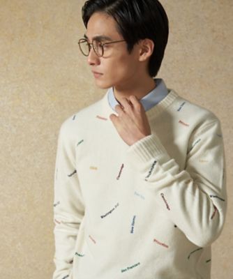 ＜J.PRESS (Men)＞【１２０ｔｈ　Ａｎｎｉｖｅｒｓａｒｙ】Ｅｍｂｒｏｉｄｅｒｙ　Ｋｎｉｔ（ＫＲＯＶＮＺ０４３２）