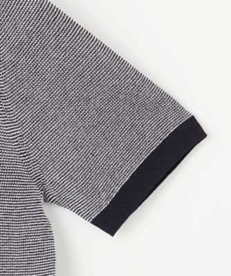 【ＨＹＢＲＩＤ　ＬＩＮＥＮ】ニットポロシャツ（ＫＲＯＶＳＭ０４０３）