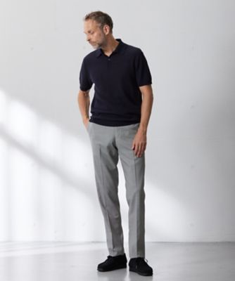 【ＨＹＢＲＩＤ　ＬＩＮＥＮ】ニットポロシャツ（ＫＲＯＶＳＭ０４０３）