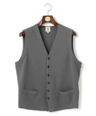 ＜J.PRESS (Men)＞【Ｈｉｇｈ　ｔｗｉｓｔ　ｌｉｎｋｓ】ニットベスト（ＫＲＯＶＳＳ０１０２）