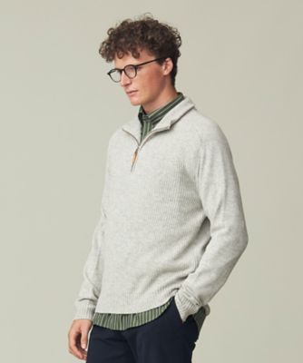 MHL DRY WOOL LINEN ニット　ハーフジップ MHL DRY WOOL LINEN ニット ハーフジップ - メルカリ