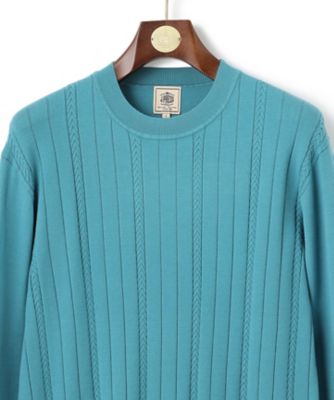 【ＫＩＮＧ　ＳＩＺＥ】【ストレッチ性　／　イージーケア】【ＦＬＥＸ　ＹＡＲＮ】クルーネックニット（ＫＲＯＸＣＷ０２０５）
