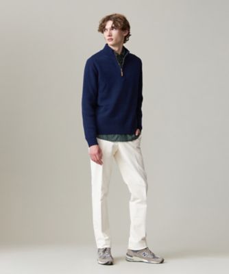 【ＫＩＮＧ　ＳＩＺＥ】【Ｃａｓｈ　Ｌａｍｂ’ｓ　Ｗｏｏｌ】ハーフジップニット（ＫＲＯＸＧＳ０４１１）