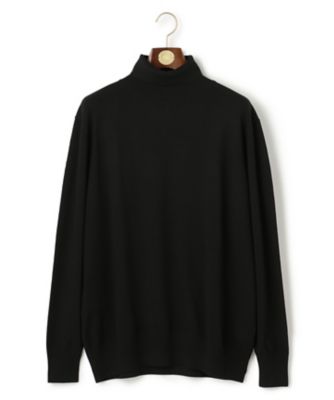 J.PRESS (Men)/ジェイ・プレス【KING SIZE】【ストレッチ/イージーケア】【FLEX YARN】タートルネック ニット(KROXGW0206) 005_クロ トップス【三越伊勢丹/公式】