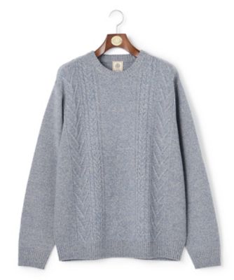 メンズ　☆PXG GOLF☆ 韓国限定　カシミアニット KING SIZE】【Cash Lamb's Wool】ケーブルクルー