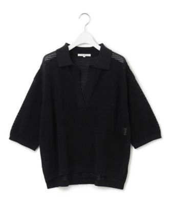 【ＳＬＯＷ／一部店舗限定】コットンコードメッシュ　ニット（ＫＲＳ１ＣＭ０９３０）