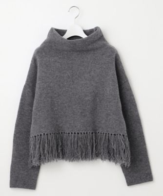 SLOW／一部店舗限定】ニットトータル フリンジ ニット