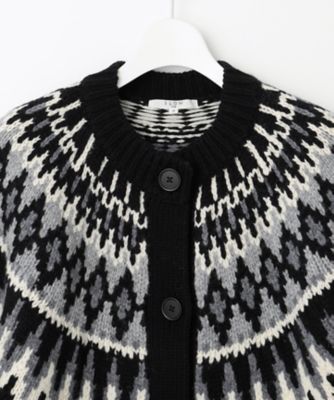 SLOW／一部店舗限定】ノルディック ニット カーディガン