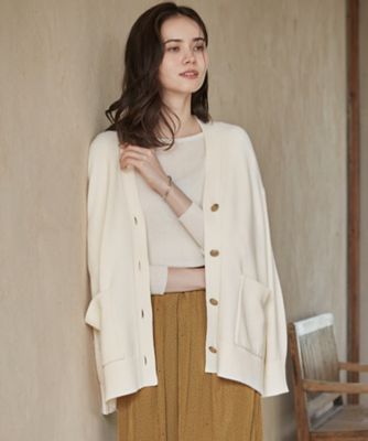 ＜23区 L (Women/大きいサイズ)＞【ＳＬＯＷ／一部店舗限定】ハイバルコットンブレンド　カーディガン（ＫＲＳ１ＳＡ０９３１）