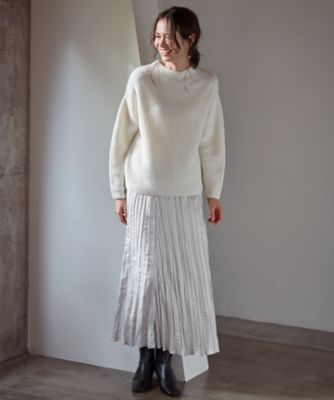 【ＳＬＯＷ／一部店舗限定】ウールナイロン　ニット（ＫＲＳ１ＳＷ０９５４）