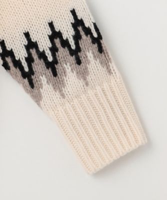 【ＳＬＯＷ／一部店舗限定】ノルディック　プルオーバー　ニット（ＫＲＳ２ＣＷ０９５５）