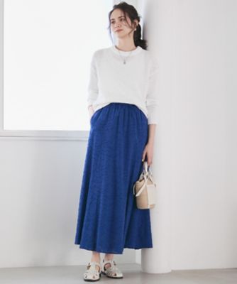 【ＳＬＯＷ／一部店舗限定】リボンヤーン　クルーネック　ニット（ＫＲＳ２ＧＭ０９３０）