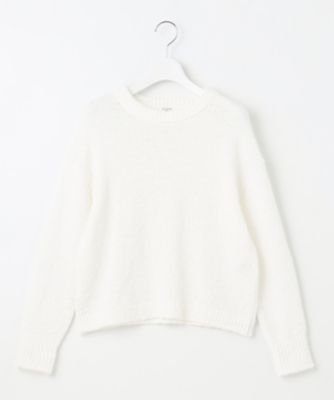 【ＳＬＯＷ／一部店舗限定】リボンヤーン　クルーネック　ニット（ＫＲＳ２ＧＭ０９３０）