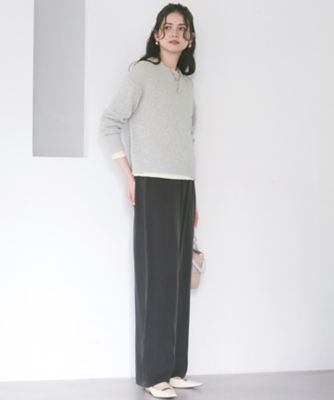 【ＳＬＯＷ／一部店舗限定】リボンヤーン　クルーネック　ニット（ＫＲＳ２ＧＭ０９３０）
