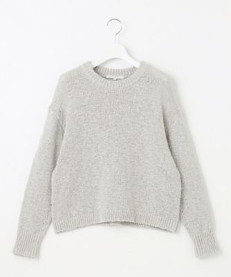 【ＳＬＯＷ／一部店舗限定】リボンヤーン　クルーネック　ニット（ＫＲＳ２ＧＭ０９３０）