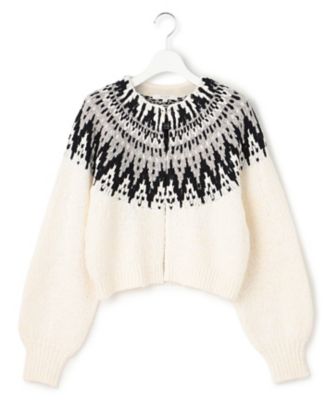 定価64900円 Deuxieme Classe ジャカードカーディガン pic_01.jpg