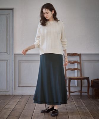 【ＳＬＯＷ／一部店舗限定】ハイバルコットンブレンド　ニット（ＫＲＳ２ＳＡ０９３２）