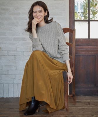 【ＳＬＯＷ／一部店舗限定】ハイバルコットンブレンド　ニット（ＫＲＳ２ＳＡ０９３２）