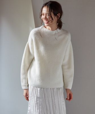 ＜23区 S (Women/小さいサイズ)＞【ＳＬＯＷ／一部店舗限定】ウールナイロン　ニット（ＫＲＳ２ＳＷ０９５４）