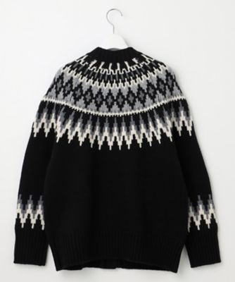 SLOW／一部店舗限定】ノルディック ニット カーディガン