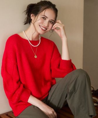 レッド系 23区 (Women)のニット・セーター | レディース | 三越伊勢丹