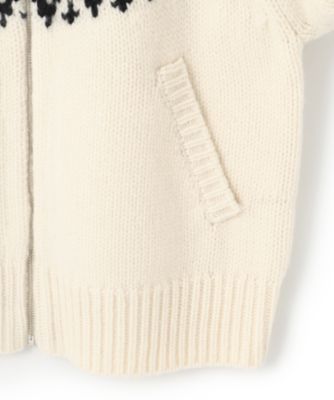 SLOW／一部店舗限定】フェアアイルニット カーディガン