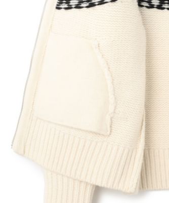 23区 23AW SLOW フェアアイルニット カーディガン 44 SLOW／一部店舗限定】フェアアイルニット カーディガン