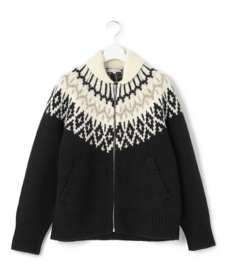 23区 23AW SLOW フェアアイルニット カーディガン 44 SLOW／一部店舗限定】フェアアイルニット カーディガン