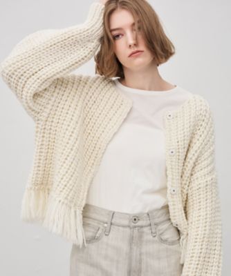 ＜uncrave (Women)＞ハンドニット　カーディガン（ＫＲＵＶＧＷ０４０５）