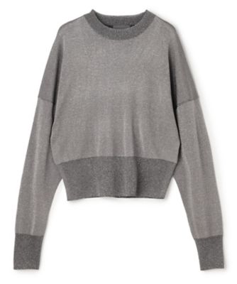 ＜uncrave (Women)＞ラメニット　プルオーバー（ＫＲＵＶＧＷ０５１２）