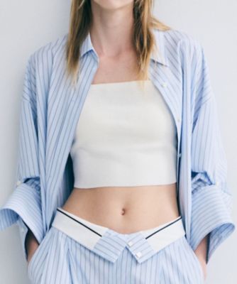 ＜uncrave (Women)＞スムースニット　カップ付きバンドゥ（ＫＲＵＶＬＳ０３０３）