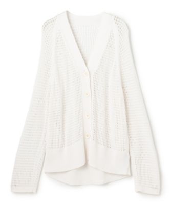 ＜uncrave (Women)＞メッシュニット　カーディガン（ＫＲＵＶＬＳ０３０４）