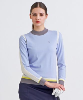 【Taylormade】カラーブロックモックセーター（未使用に近い） Taylormade】カラーブロックモックセーター（未使用に近い