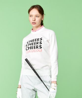 軽量さが自慢！【ＷＯＭＥＮ】ＣＨＥＥＲＳ　ロゴニット（ＫＲＶＬＳＳ０３０４）