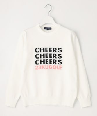 軽量さが自慢！【ＷＯＭＥＮ】ＣＨＥＥＲＳ　ロゴニット（ＫＲＶＬＳＳ０３０４）
