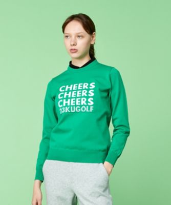 軽量さが自慢！【ＷＯＭＥＮ】ＣＨＥＥＲＳ　ロゴニット（ＫＲＶＬＳＳ０３０４）