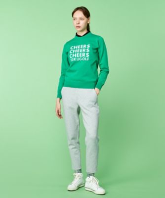 軽量さが自慢！【ＷＯＭＥＮ】ＣＨＥＥＲＳ　ロゴニット（ＫＲＶＬＳＳ０３０４）
