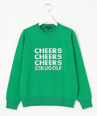 軽量さが自慢！【ＷＯＭＥＮ】ＣＨＥＥＲＳ　ロゴニット（ＫＲＶＬＳＳ０３０４）