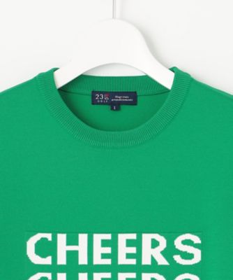 軽量さが自慢！【ＷＯＭＥＮ】ＣＨＥＥＲＳ　ロゴニット（ＫＲＶＬＳＳ０３０４）