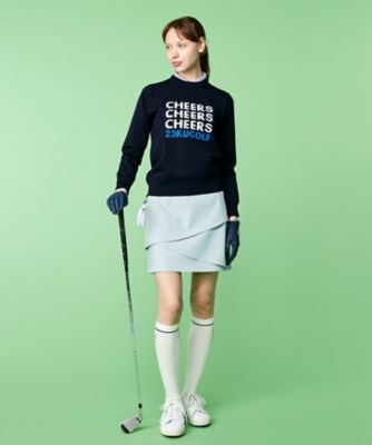 軽量さが自慢！【ＷＯＭＥＮ】ＣＨＥＥＲＳ　ロゴニット（ＫＲＶＬＳＳ０３０４）